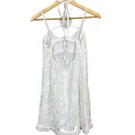 For Love & Lemons NWT  White Lace Floral Choker Neck Harriet Mini Dress Medium Photo 5