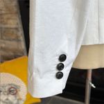 Banana Republic  Crisp White Suit Jacket Photo 5