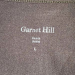 Garnet Hill  Womens‎ Gray Twist Front Dolman Sleeve Dress Large Photo 3