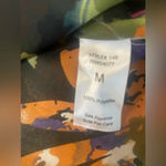 CAbi Floral Sheer Kimono Tie Blouse Style 146 Black Multicolor Medium Li… Photo 8