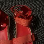 Anthropologie Silent D Women's Orange Sandals Size 8 Photo 2