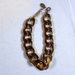 ALDO Gold Tone Chunky Fashion Chain Link Bracelet Extender Lobster Clasp Photo 4