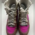 Balenciaga  High Top Color Block Sneakers Size Purple/Brown 38/8 EUC Photo 1