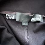 Love moschino  Fitted Biker Dress 6 Women’s Black Photo 3