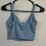 Blue Lace‎ Trim Striped Cami Top Photo 1