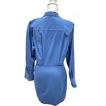 ZARA ✨ Blue Pleated Shirt Dress✨ Photo 9
