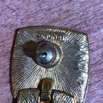 Authentic Monet 3 Tier Earrings for Pierced Ears Gold Photo 9