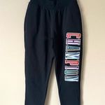 Champion | Black Collegiate Applique Reverse Weave Sweatpants Sz S Photo 1