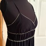 Max Studio  Black Spaghetti Strap Long Dress Photo 2