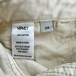 Vervet Distressed Crop Ivory Jeans Photo 5