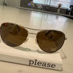 Kate Spade  Brown Aviator Sunglasses with Double-Bridge Design Photo 5