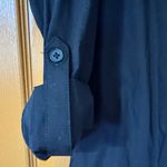 Gloria Vanderbilt  Black Dress Shirt Photo 3