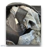 SO 1071  Super high rise wide leg jeans 7 (27x30) Black Denim Cute Photo 6