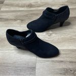 Karen Scott  Women's Black Faux Suede Melanni Stacked Block Heel Ankle Boots sz 9 Photo 3