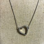 Swavorski Swarovski Crystal Silver Heart Pendant Necklace Photo 0