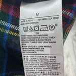 Banana Republic  Plaid Button-Up Pajama‎ Top Womens Size M Photo 8