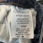 Judy Blue  High Waist Skinny Jeans Slim Fit Distressed Blue Womens 16W Plus Photo 3