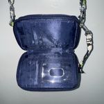 Vera Bradley Quilted Floral Wallet Wristlet Crossbody Green Blue White Purse Photo 5