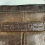 Fossil VTG Brown Leather Square Crossbody Purse Small Bag Pockets 75082 Classic Photo 10