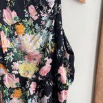 Petal and Pup  Anabelle Halter Neck Midi Dress Black Floral Photo 4