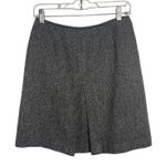 Liz Claiborne Liz Sport Petite Size 8P Wool Silk Short Skirt Gray Photo 0