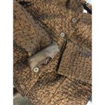 Coldwater Creek  jacket medium Quilted Bronze Casual Lightweight Button Down Photo 7