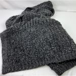 Cocogio Italy Hooded Chunky Knit Sweater Vest Gray Textured Wool Blend Size S Photo 14