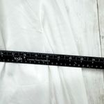 Boutique Shirt Women Sz Small White Ruffle Tie Collar Long Sleeve Blouse Preppy Photo 4