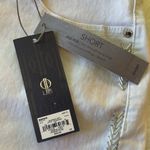 Jennifer Lopez White Shorts With Silver Beading Size 10 Photo 2