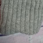 Title Nine SPEAKING SWEATER THICK KNIT CURVED HEM GRAY WOOL ALPACA BLEND MEDIUM Photo 9