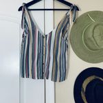 Saltwater Luxe  Beach Vacation Striped Tank Top | Size: XS Photo 1
