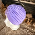 Source Unknown Lilac Turban Hat Photo 1