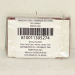 B-low the Belt  Faux Croc Business Credit Card Case Convenient Wallet Red NEW Photo 1