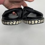 BCBGeneration  Size 6 Sandals Slides Essina Knotted Black Round Toe Flat Women’s Photo 5