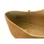 Anthropologie Rara Avis Suede Tan Heel Rockabilly Strappy Twee Mary Janes 7W Brown Size 10 Photo 9