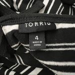 Torrid Black & White Striped Jersey Twofer Tank Dress 4X Women’s GUC Photo 3