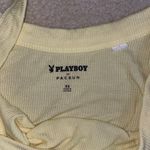 Playboy By PacSun Yellow Riptide Tank Top Photo 3