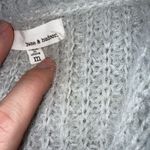 June & Hudson Pastel Striped Hooded Cardigan Size Medium Gray Photo 3