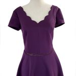 City Studios Juniors Short Sleeve Fit Flare Dress Purple Size 5 Photo 3