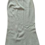 Avitano Light Green Knit Wool Blend Midi Skirt L Size L Photo 0