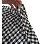 A New Day  Target Black and White Plaid Gingham Asymmetrical Ruffle Skirt // Sz 4 Photo 3