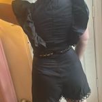 Never Fully Dressed Black Charming Playsuit Size 4 Photo 3