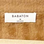 Babaton Aritzia  Size Medium Brown Camel Brown V Neck Ribbed Long Sleeve Sweater Photo 2