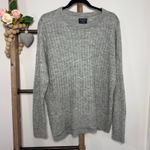 Abercrombie & Fitch Gray Long Sleeve Oversized Sweater Size Small Photo 1