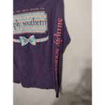 Simply Southern Tshirt Long Sleeves Size S SOUTHERN TIE THAT BINDS US logo Photo 2