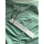 Susana Monaco $128 New  Gathered Front Crop Top - Mint - Small Photo 4