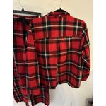 Stars Above Perfect Flannel Pajama Set Red Plaid Women's XXL Cabin Holiday Xmas Photo 1