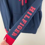 Tommy Hilfiger Sport Navy Blue Women's Vented Half Zip Hoodie Sweatshirt Photo 8
