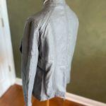 Apt. 9  lined faux leather Moto style jacket size L Photo 3