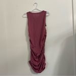 NWT Dai Moda Ruched Sleeveless Sheath Dress | Size: Medium Pink Photo 3